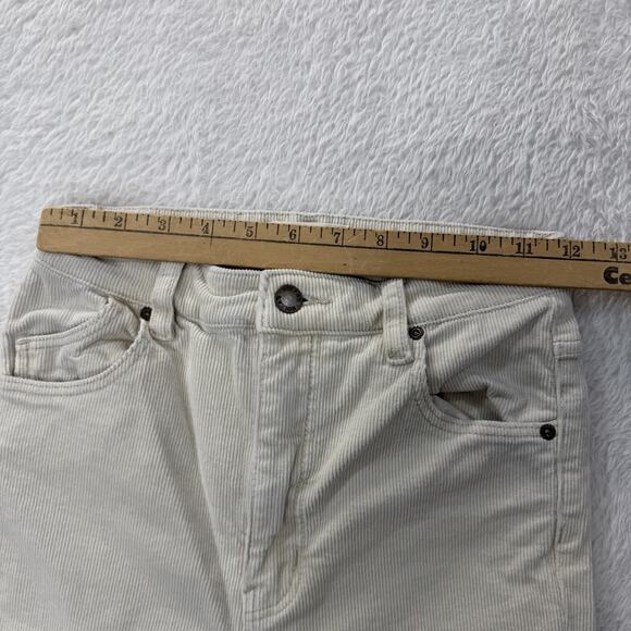 ROLLA'S Eastcoast Flare High Rise Corduroy PANTS WOMEN 27 VANILLA STRETCH - Picture 7 of 12